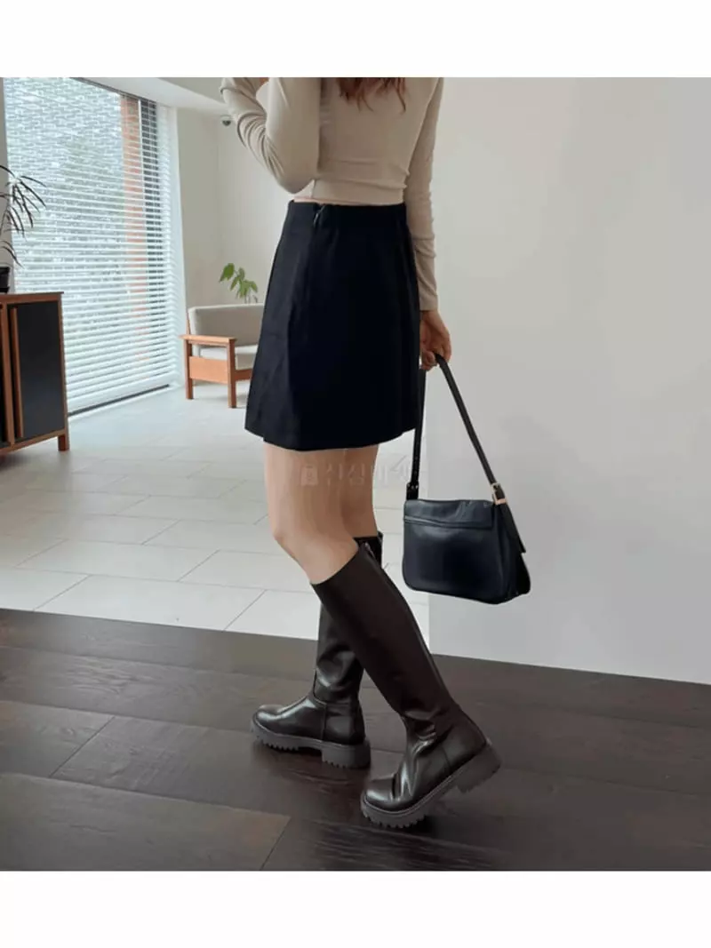 Golden Shoe - Korean Women Fashion - #momslook - bu1976 Long Boots - 12
