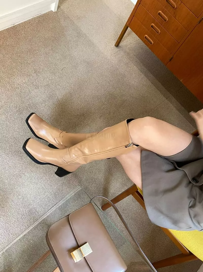 Golden Shoe - Korean Women Fashion - #pursuepretty - sty536 Long Boots - 3