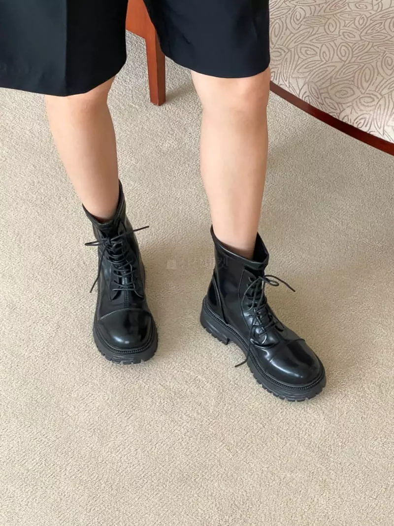 Golden Shoe - Korean Women Fashion - #pursuepretty - hu729 Boots - 9