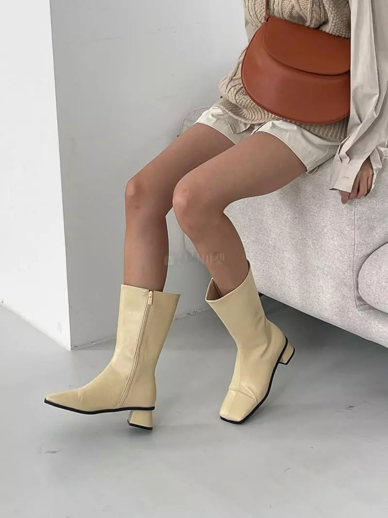 Golden Shoe - Korean Women Fashion - #pursuepretty - fa1208 Boots - 3