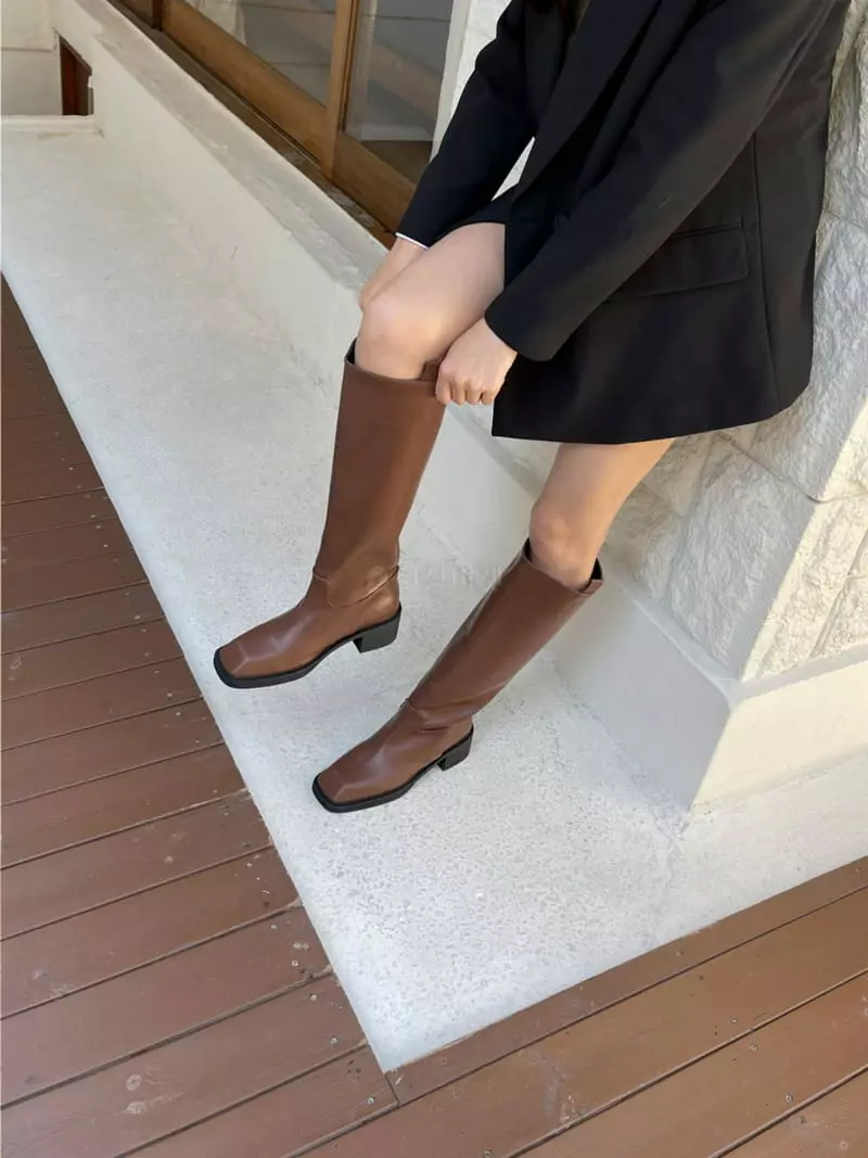 Golden Shoe - Korean Women Fashion - #pursuepretty - sty533 Long Boots