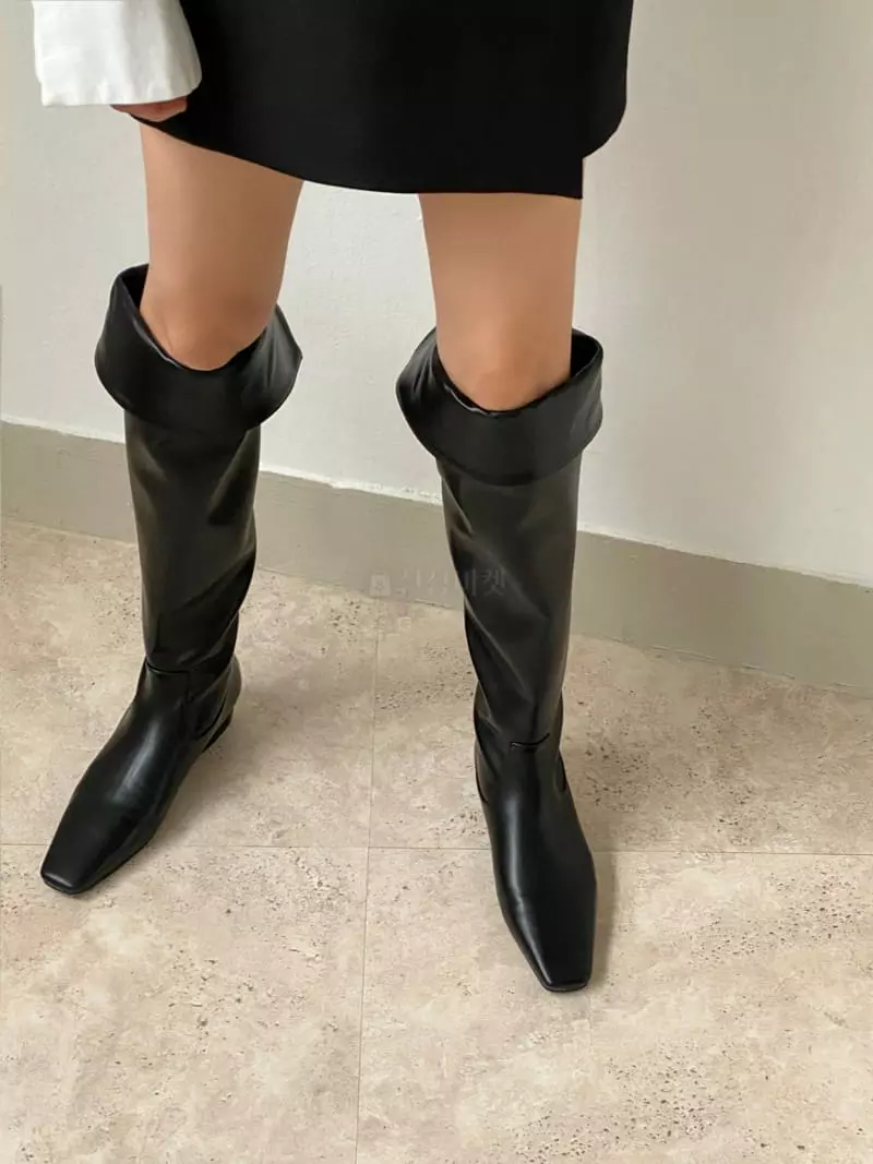 Golden Shoe - Korean Women Fashion - #restrostyle - h2031 Long Boots - 7