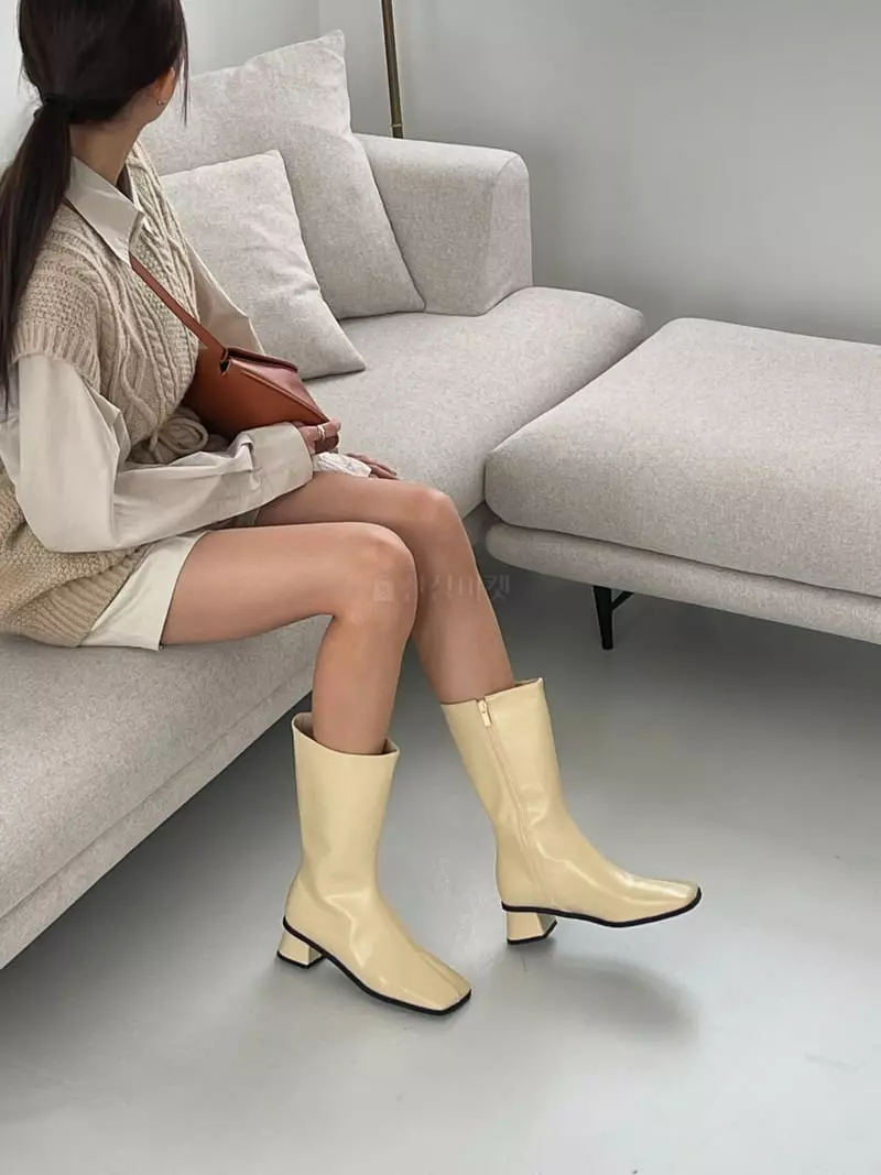 Golden Shoe - Korean Women Fashion - #pursuepretty - fa1208 Boots - 4