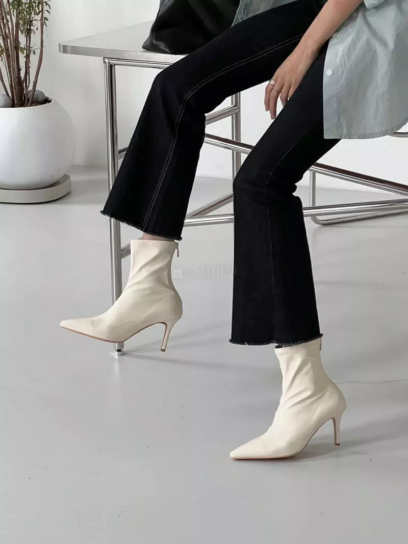 Golden Shoe - Korean Women Fashion - #restrostyle - fa1206 Ankle Heels - 3
