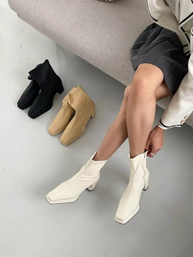 Golden Shoe - Korean Women Fashion - #restrostyle - fa1202 Ankle Boots