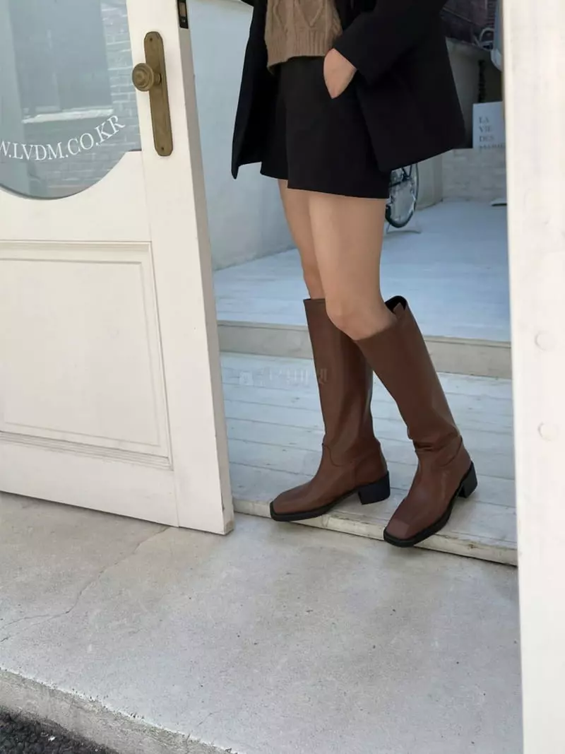 Golden Shoe - Korean Women Fashion - #restrostyle - sty533 Long Boots - 2