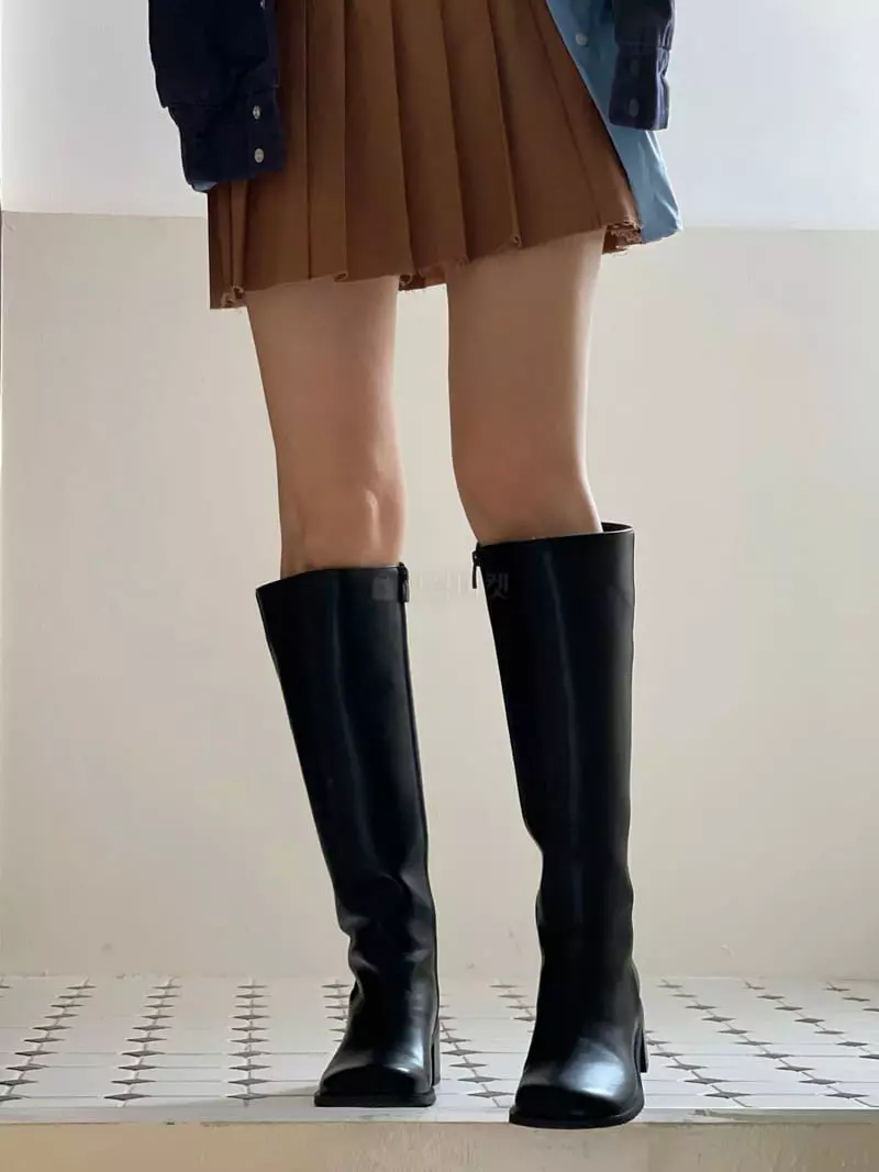 Golden Shoe - Korean Women Fashion - #restrostyle - L8220 Boots - 4