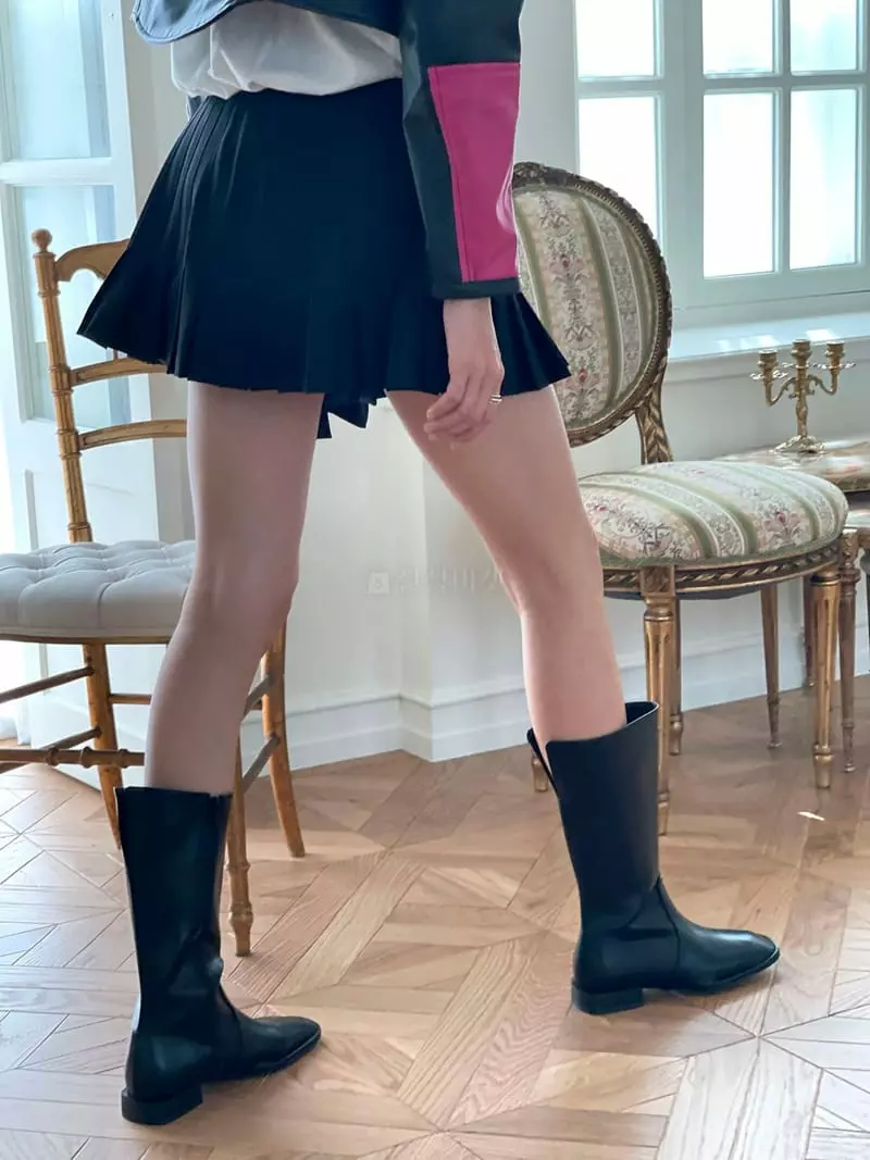 Golden Shoe - Korean Women Fashion - #shopsmall - L8223 Boots - 6