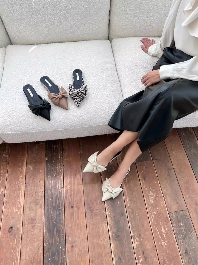 Golden Shoe - Korean Women Fashion - #shopsmall - th2603 Slippers - 7