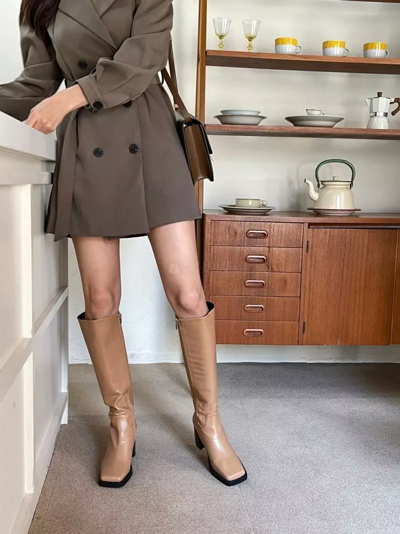 Golden Shoe - Korean Women Fashion - #shopsmall - sty536 Long Boots - 6