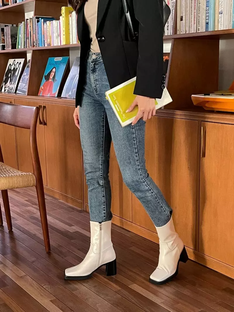 Golden Shoe - Korean Women Fashion - #shopsmall - sty535 Boots - 5
