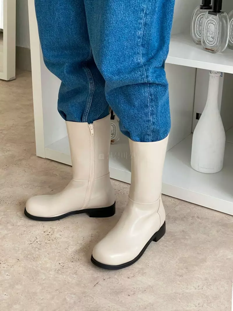 Golden Shoe - Korean Women Fashion - #shopsmall - h2029 Boots - 8