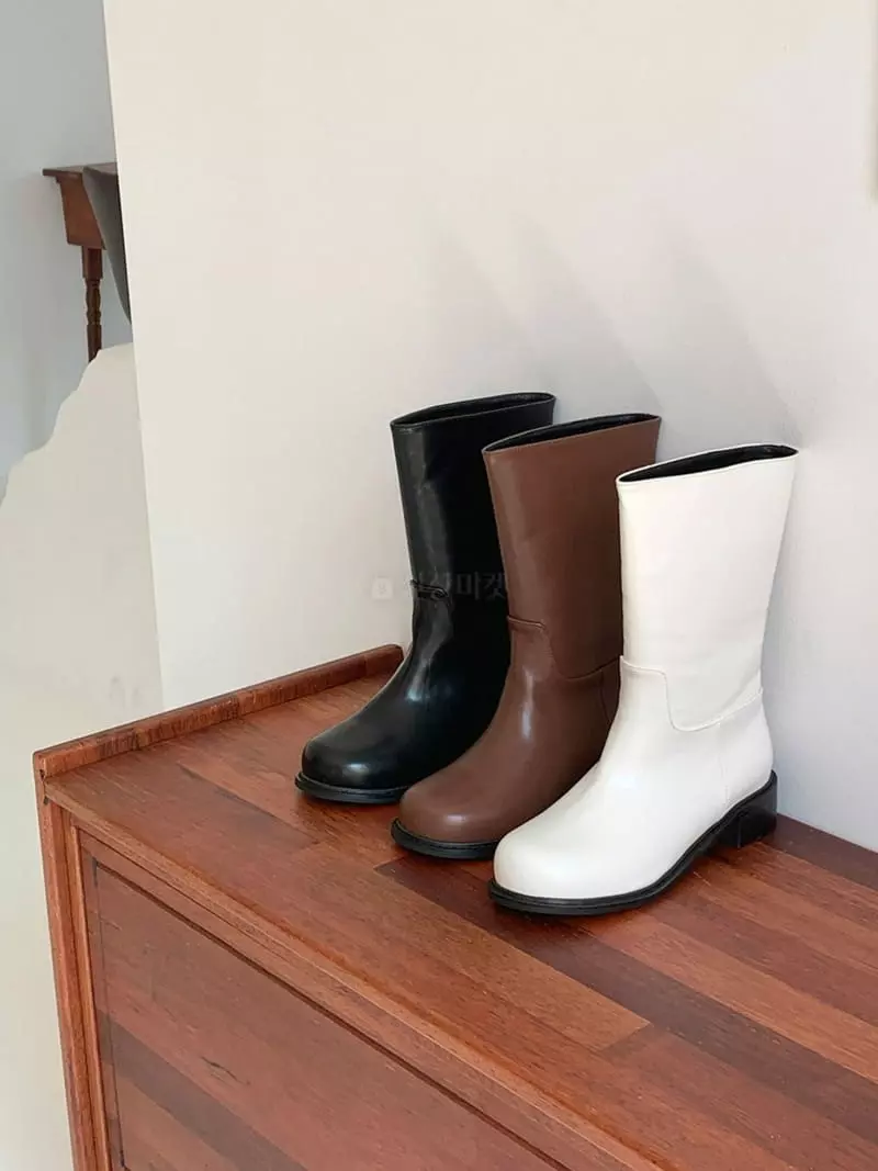 Golden Shoe - Korean Women Fashion - #shopsmall - fa1119 Ankle Boots