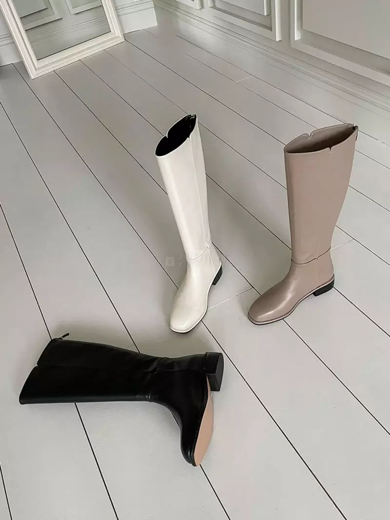 Golden Shoe - Korean Women Fashion - #shopsmall - st2317 Long Boots - 3