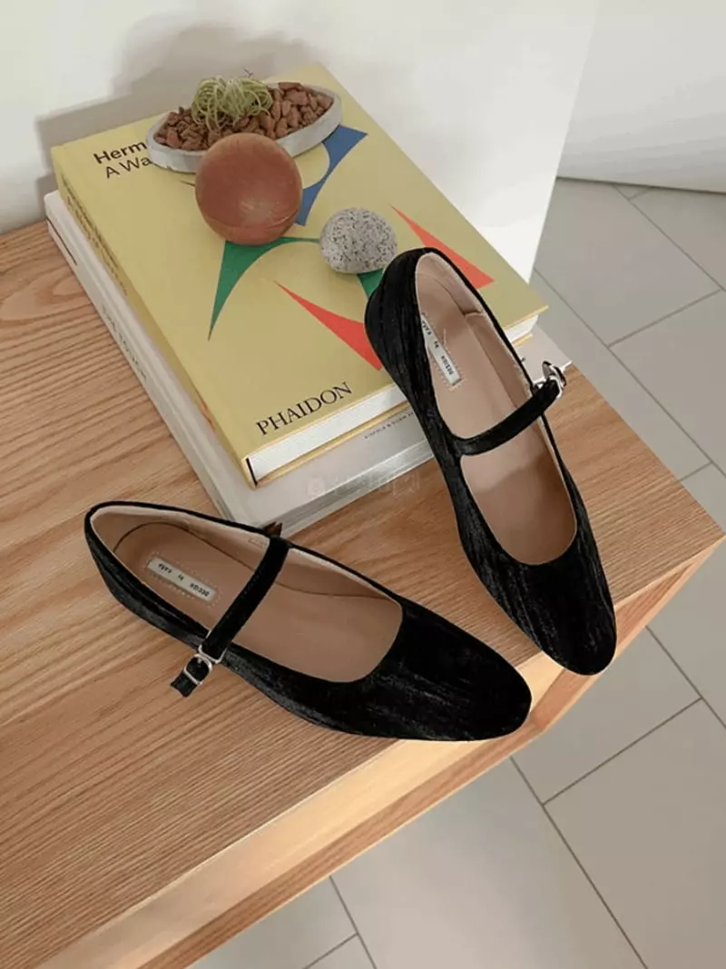 Golden Shoe - Korean Women Fashion - #shopsmall - ka53 Flats - 4