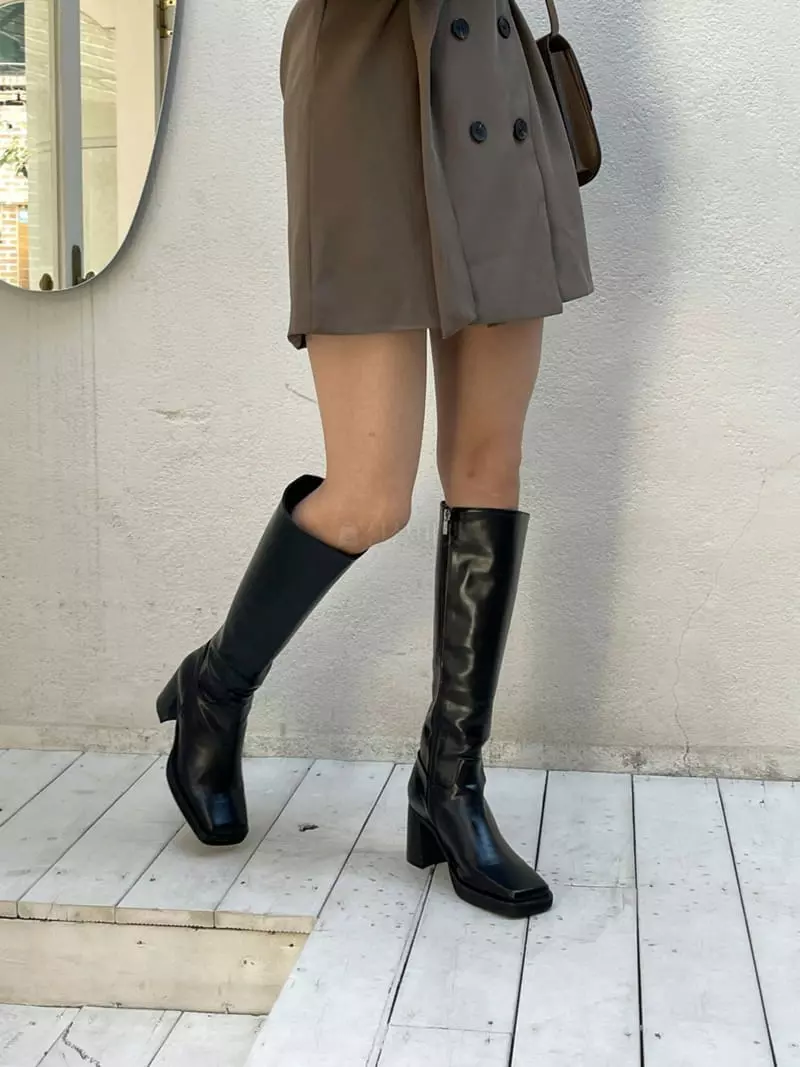 Golden Shoe - Korean Women Fashion - #thatsdarling - sty536 Long Boots - 7