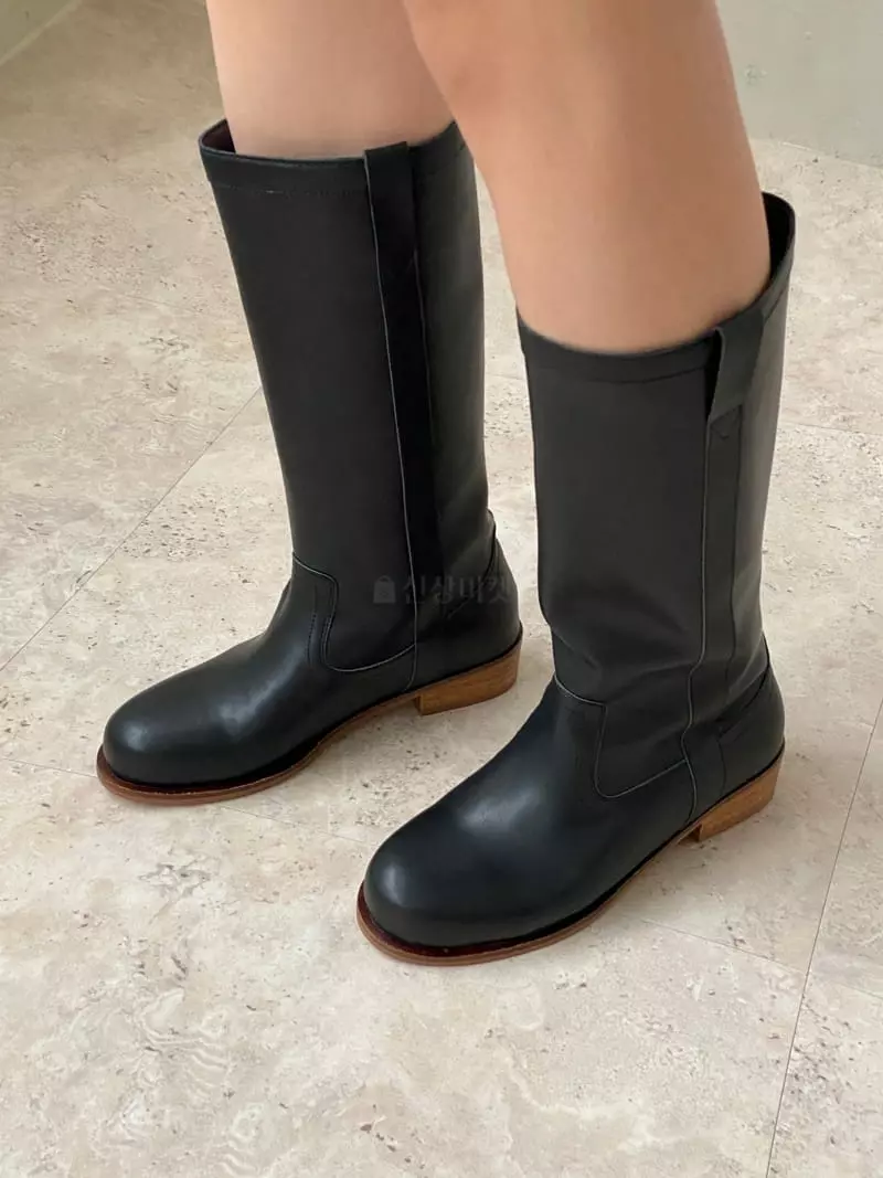Golden Shoe - Korean Women Fashion - #thatsdarling - h2028 Boots - 8