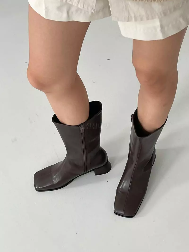 Golden Shoe - Korean Women Fashion - #thatsdarling - fa1208 Boots - 7