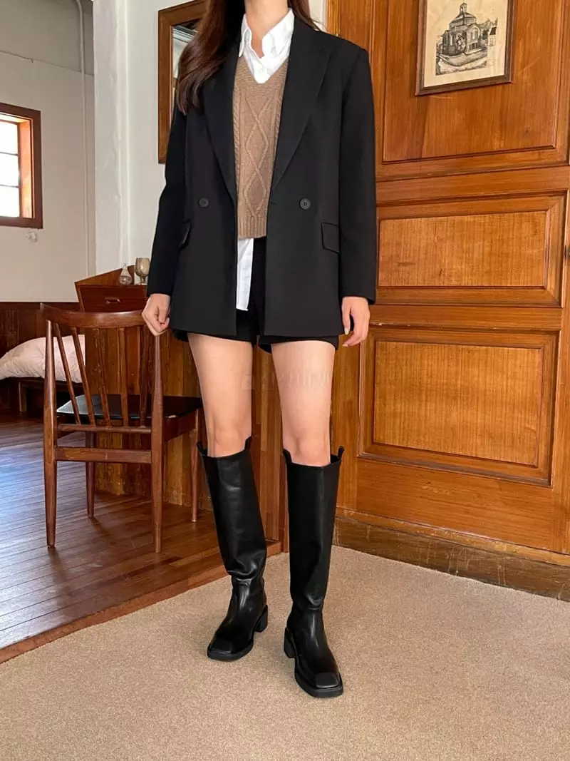 Golden Shoe - Korean Women Fashion - #thatsdarling - sty533 Long Boots - 5