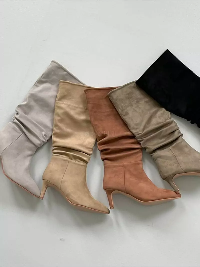 Golden Shoe - Korean Women Fashion - #thelittlethings - SER1812 Boots