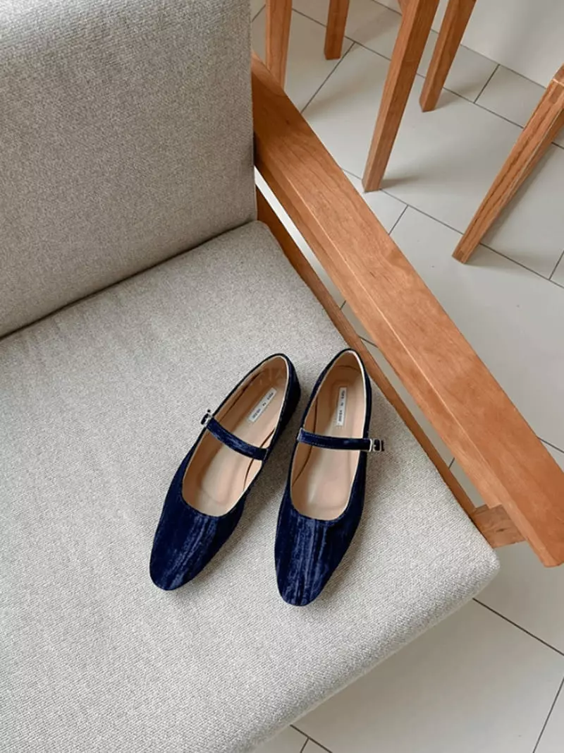 Golden Shoe - Korean Women Fashion - #thelittlethings - ka53 Flats - 5