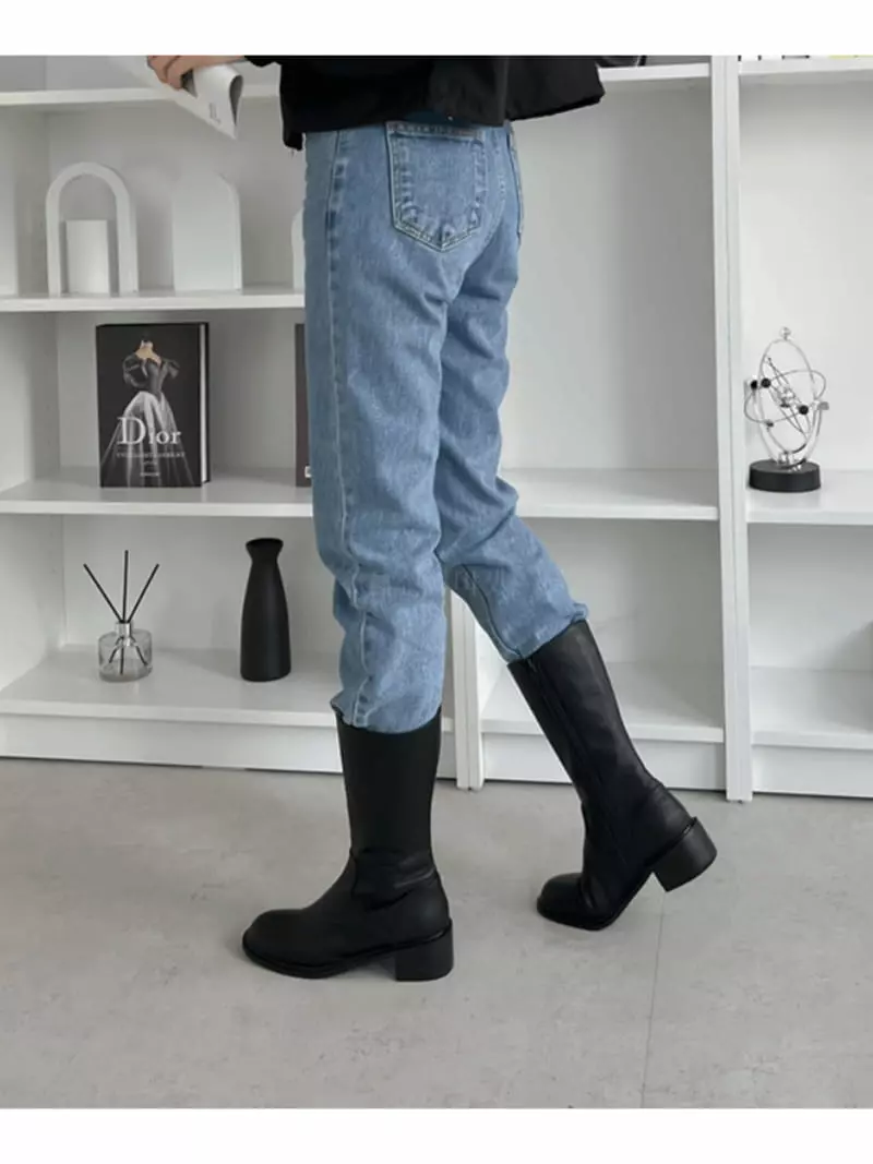 Golden Shoe - Korean Women Fashion - #thelittlethings - ka1977 Boots - 3