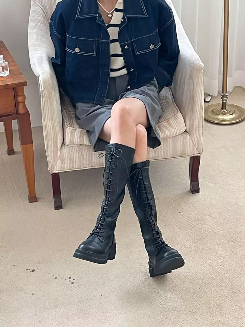 Golden Shoe - Korean Women Fashion - #thelittlethings - hu281 Long Boots - 12