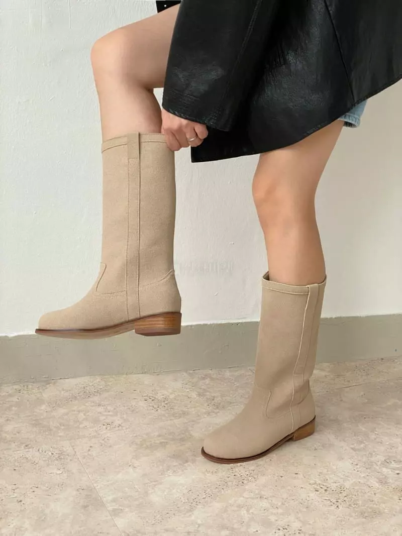 Golden Shoe - Korean Women Fashion - #thelittlethings - h2028 Boots - 9