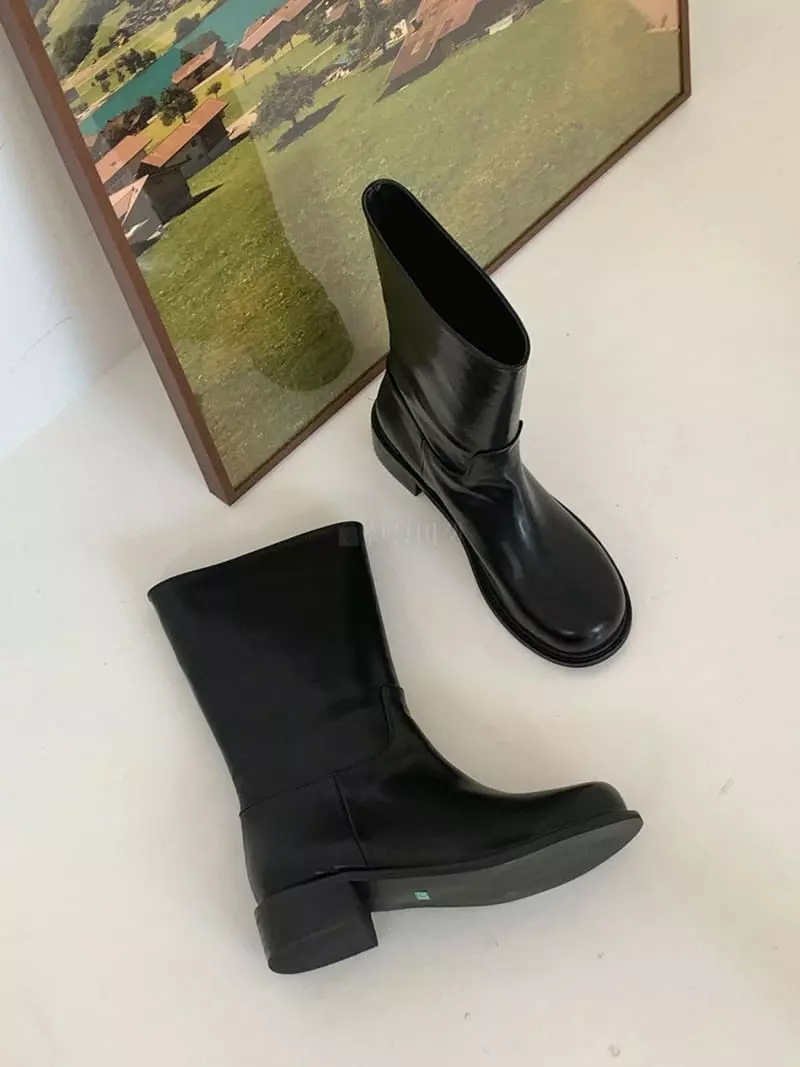 Golden Shoe - Korean Women Fashion - #thelittlethings - fa1119 Ankle Boots - 3