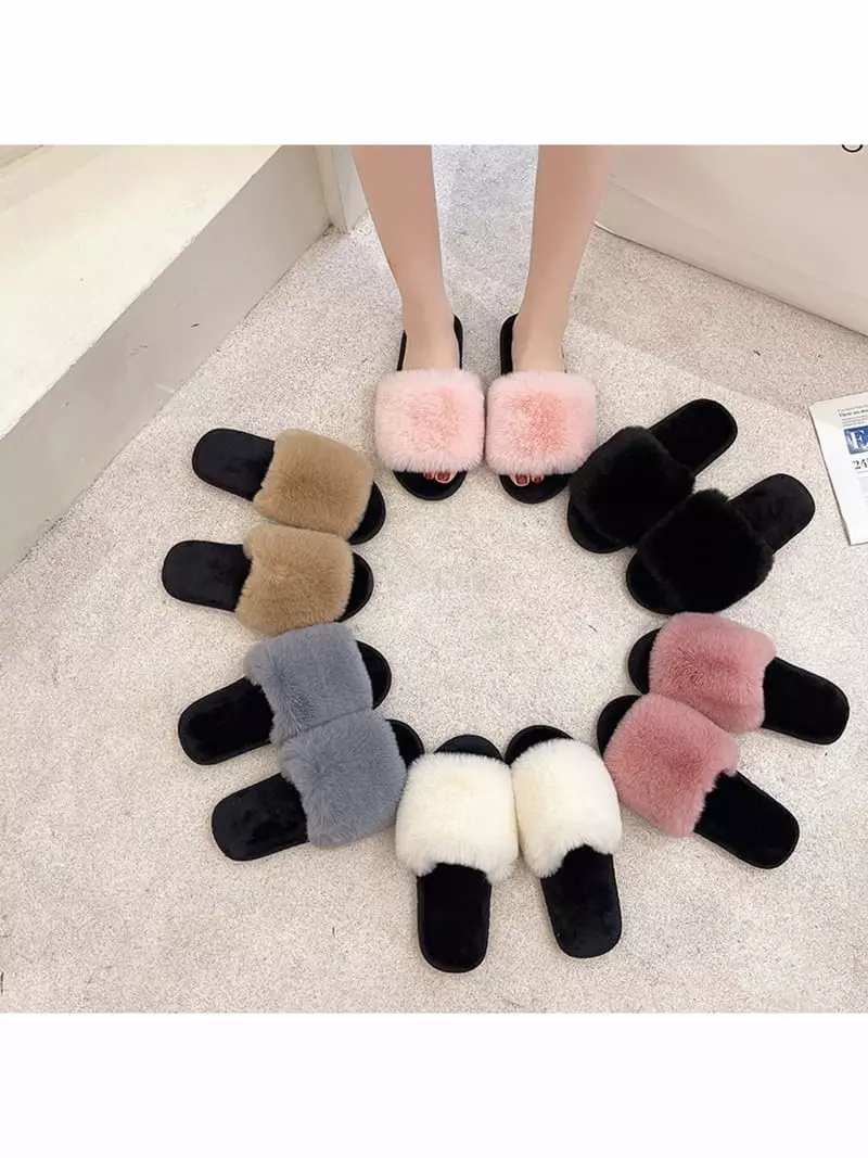Golden Shoe - Korean Women Fashion - #vintageinspired - R4112 Slippers - 10