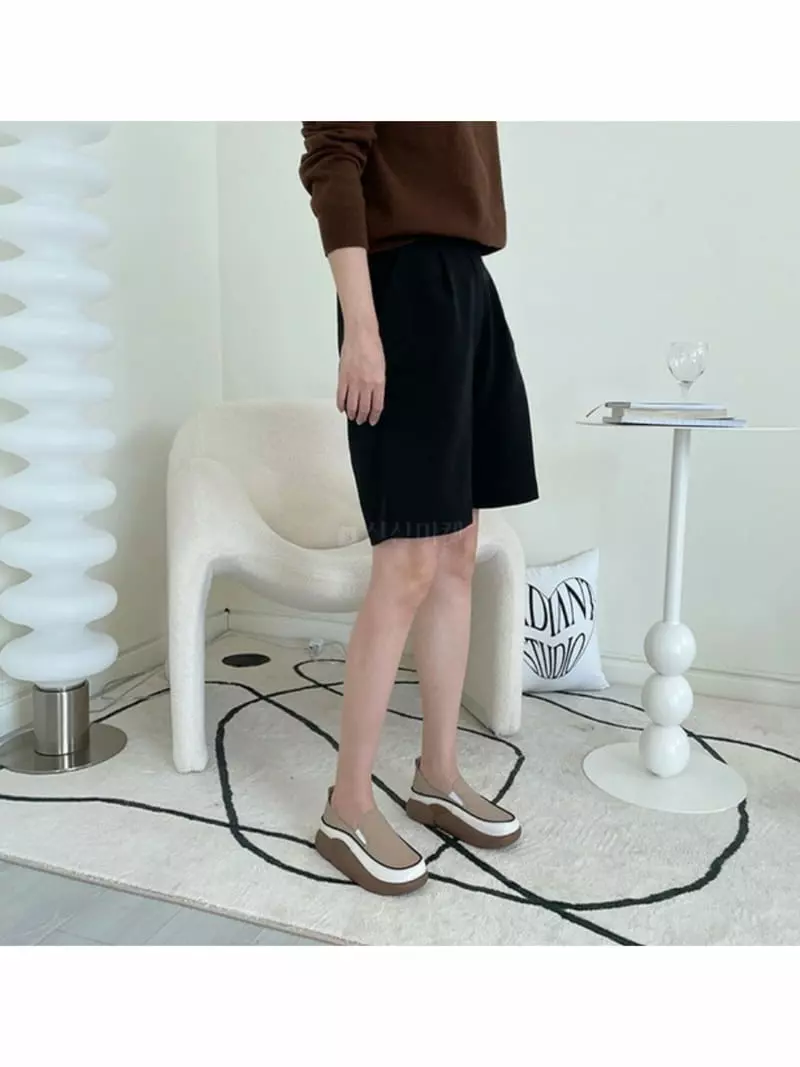 Golden Shoe - Korean Women Fashion - #vintageinspired - min8115 Flats - 9