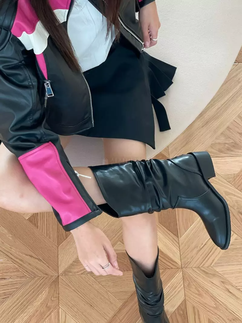Golden Shoe - Korean Women Fashion - #vintageinspired - L8224  Boots - 2