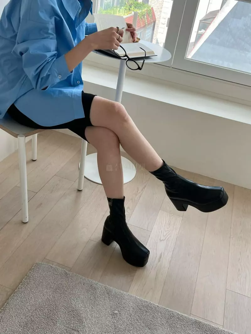 Golden Shoe - Korean Women Fashion - #vintageinspired - i6008 Ankle Boots - 12