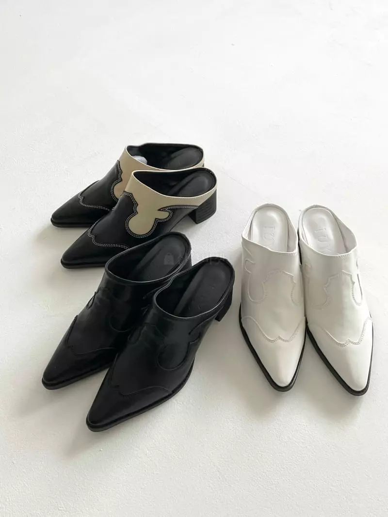 Golden Shoe - Korean Women Fashion - #vintageinspired - i1614 Slippers - 9