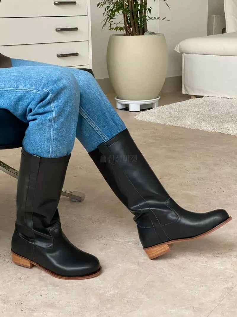 Golden Shoe - Korean Women Fashion - #vintageinspired - h2028 Boots - 2