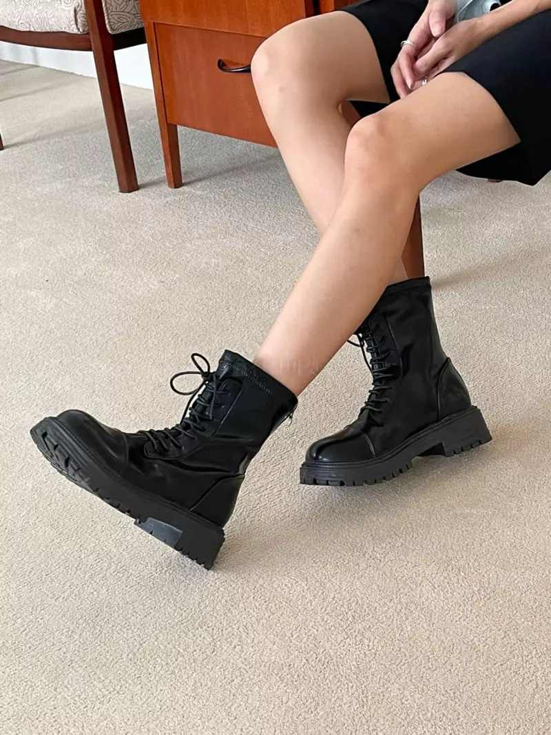 Golden Shoe - Korean Women Fashion - #vintagekidsstyle - hu729 Boots - 8