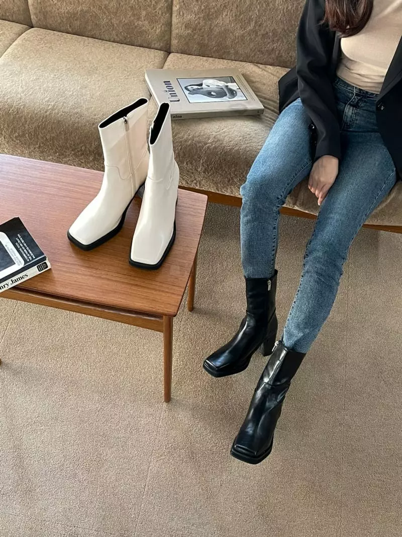 Golden Shoe - Korean Women Fashion - #vintagekidsstyle - sty535 Boots