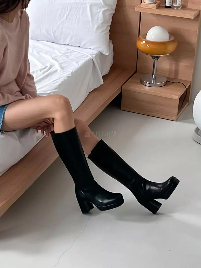 Golden Shoe - Korean Women Fashion - #womensfashion - SE1862 Long Boots - 8