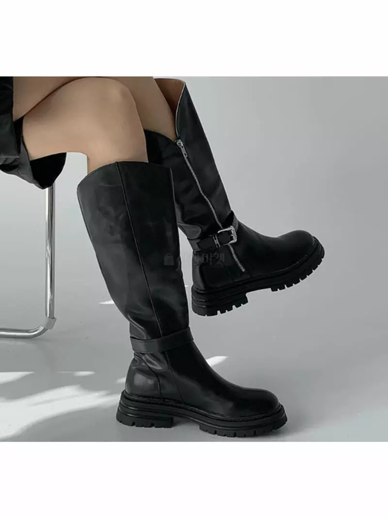 Golden Shoe - Korean Women Fashion - #womensfashion - rm0105 Boots - 2