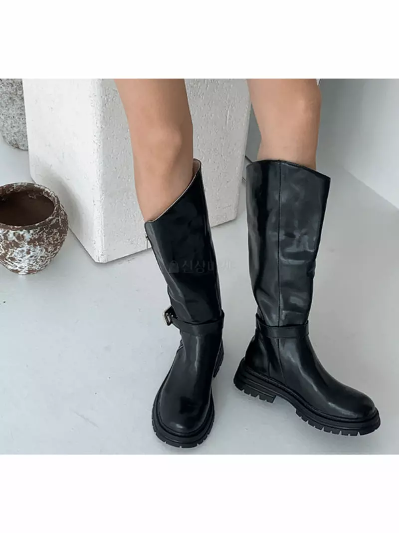 Golden Shoe - Korean Women Fashion - #momslook - rm0105 Boots - 4