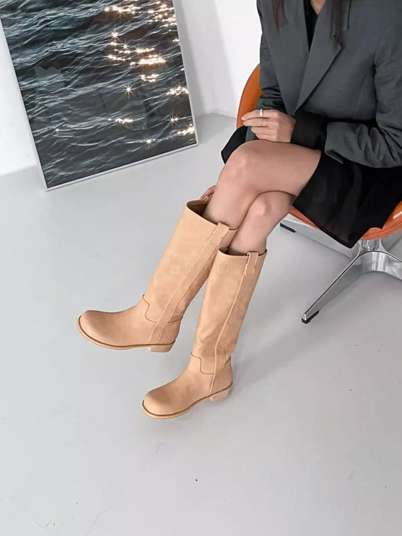Golden Shoe - Korean Women Fashion - #momslook - ra220 Long Boots - 4