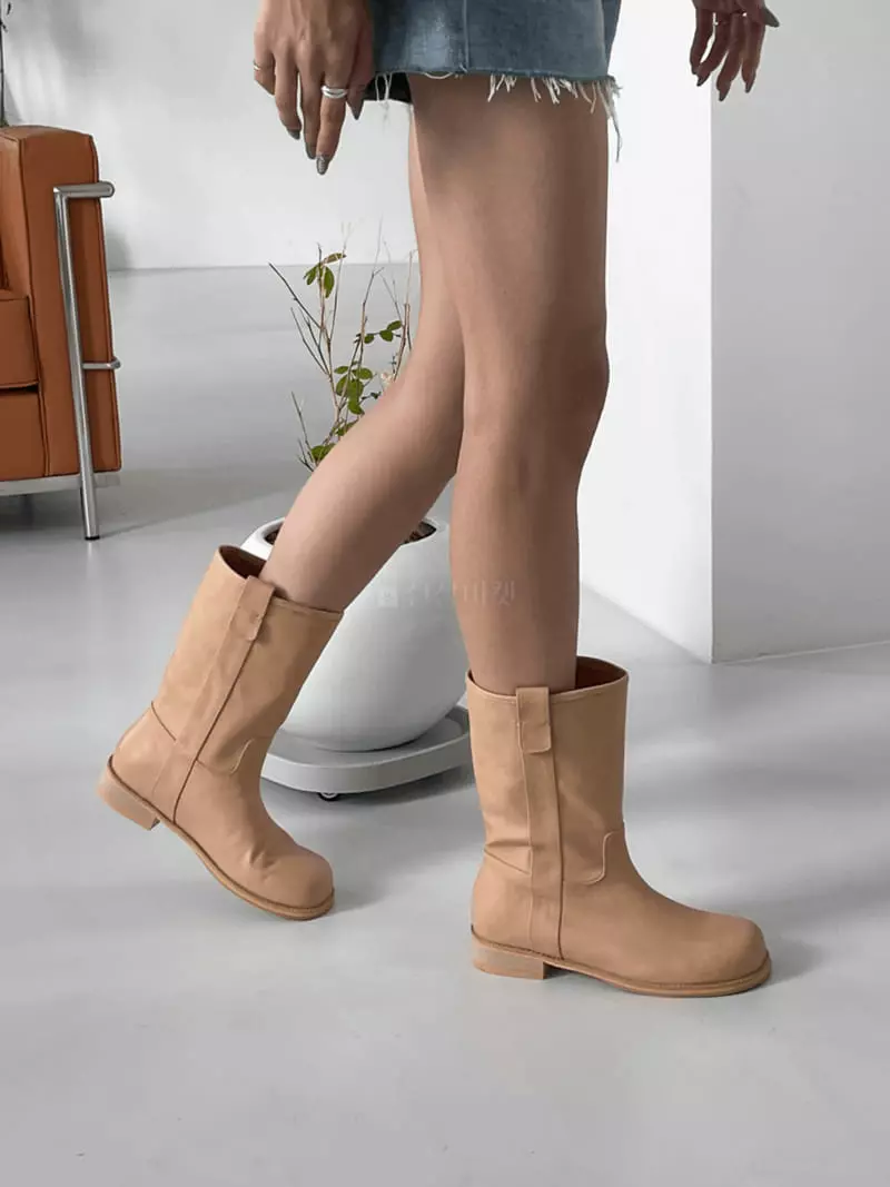 Golden Shoe - Korean Women Fashion - #womensfashion - ra198 Long Boots - 10