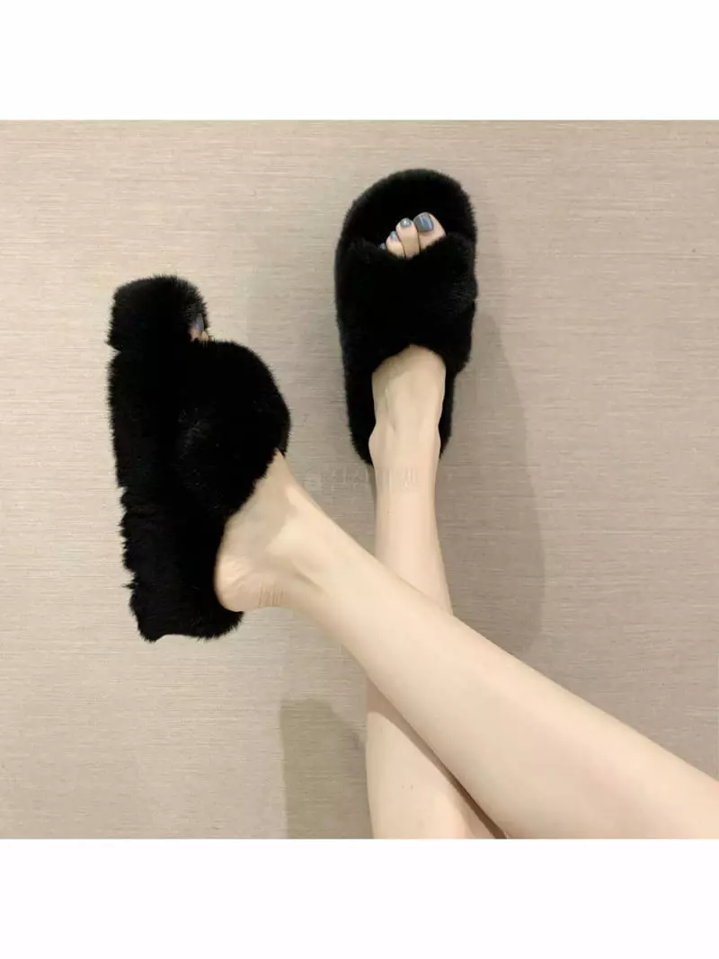 Golden Shoe - Korean Women Fashion - #womensfashion - R7022 Slippers - 2