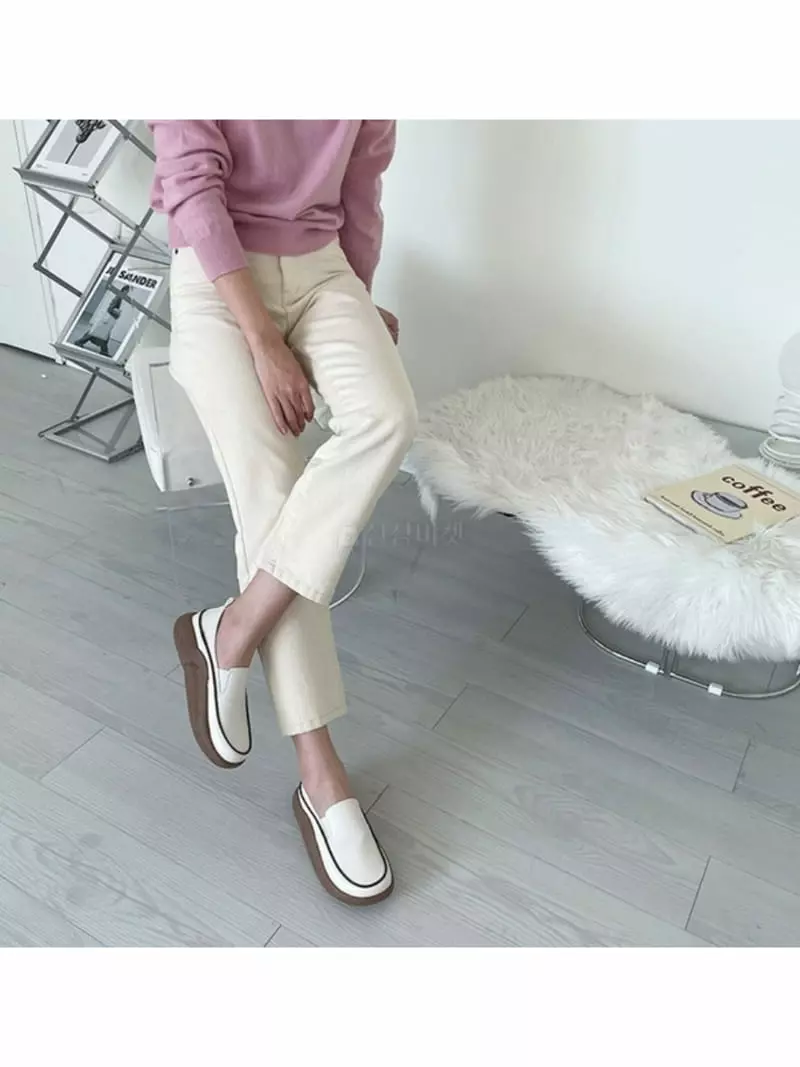 Golden Shoe - Korean Women Fashion - #womensfashion - min8115 Flats - 2