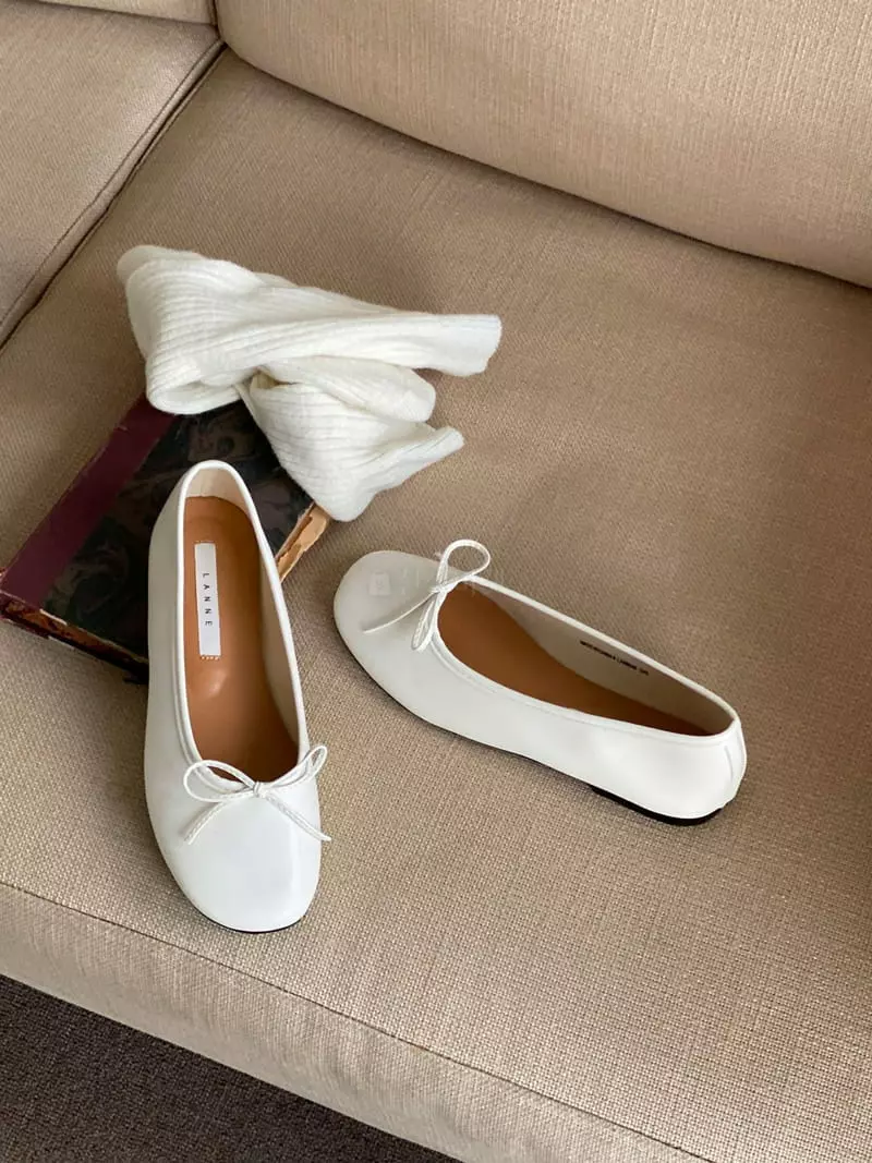 Golden Shoe - Korean Women Fashion - #momslook - L86046 Flats - 4