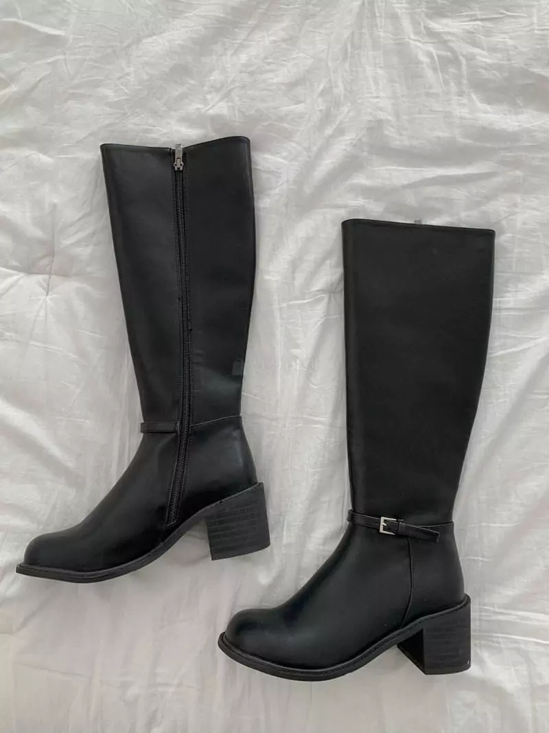 Golden Shoe - Korean Women Fashion - #womensfashion - i6025 Long Boots - 2