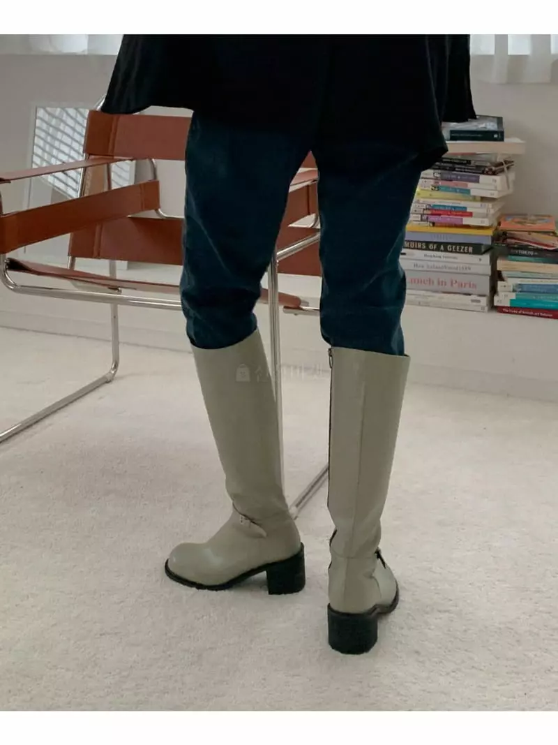 Golden Shoe - Korean Women Fashion - #momslook - i6025 Long Boots - 4
