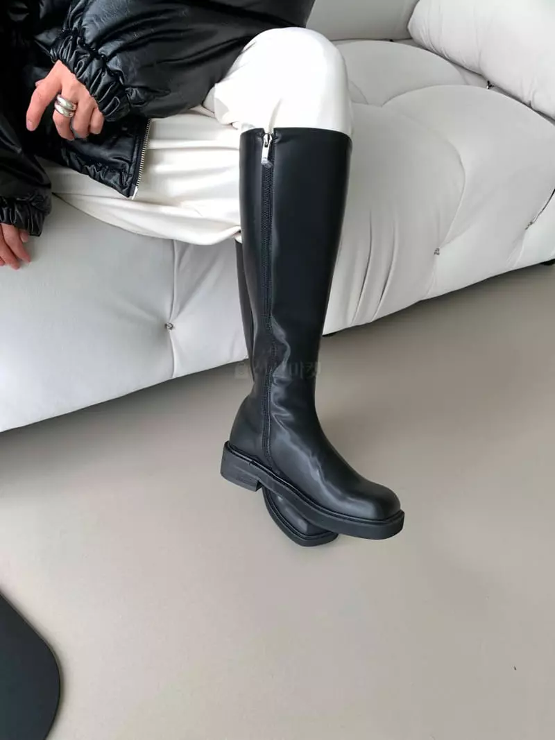 Golden Shoe - Korean Women Fashion - #womensfashion - i6018 Long Boots - 5