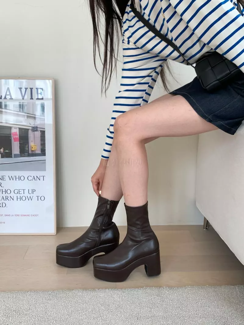 Golden Shoe - Korean Women Fashion - #womensfashion - i6008 Ankle Boots