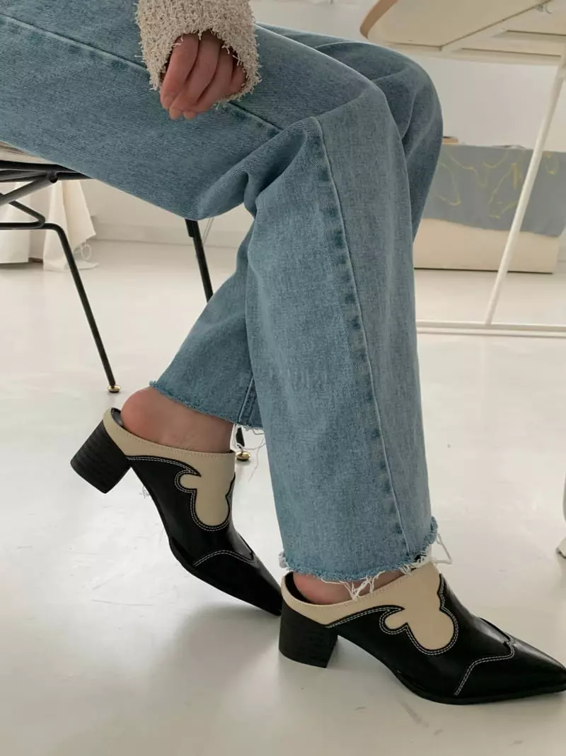 Golden Shoe - Korean Women Fashion - #momslook - i1614 Slippers - 4